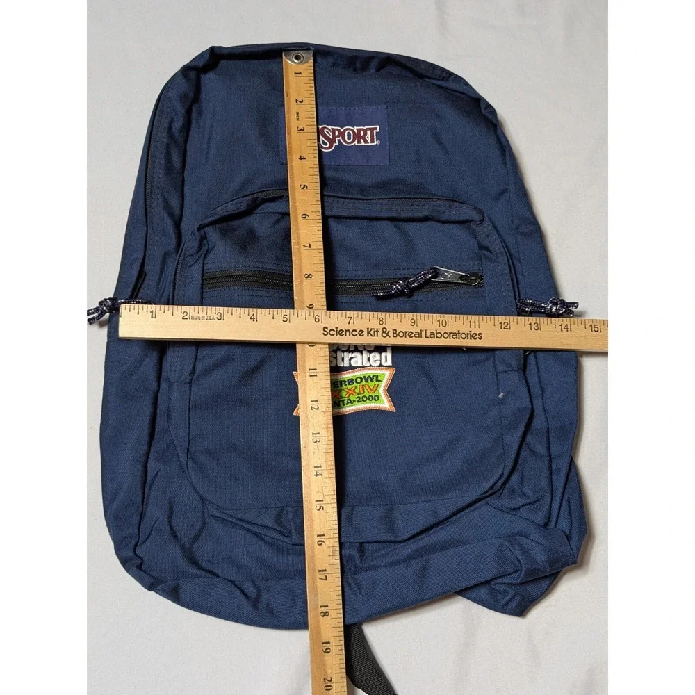 VTG SUPER BOWL XXXIV ATLANTA 2000 x SPORTS ILLUSTRATED x JAN SPORT Backpack EUC